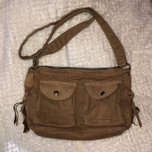 Brown/Tan Fossil Satchel